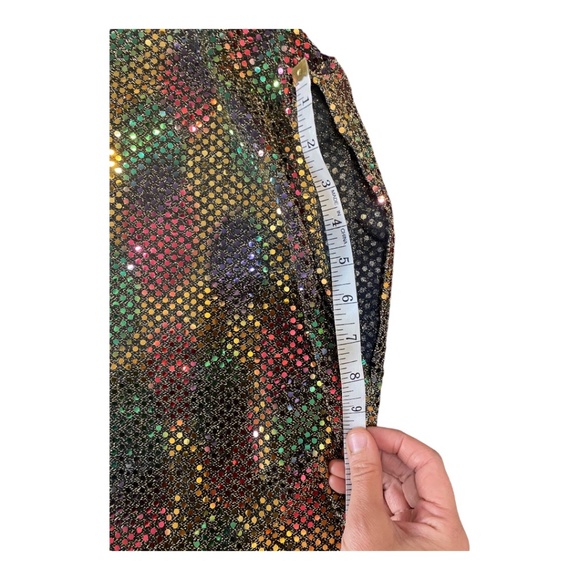 Vintage disco sparkly top. Fits like a M/L - Picture 8 of 16